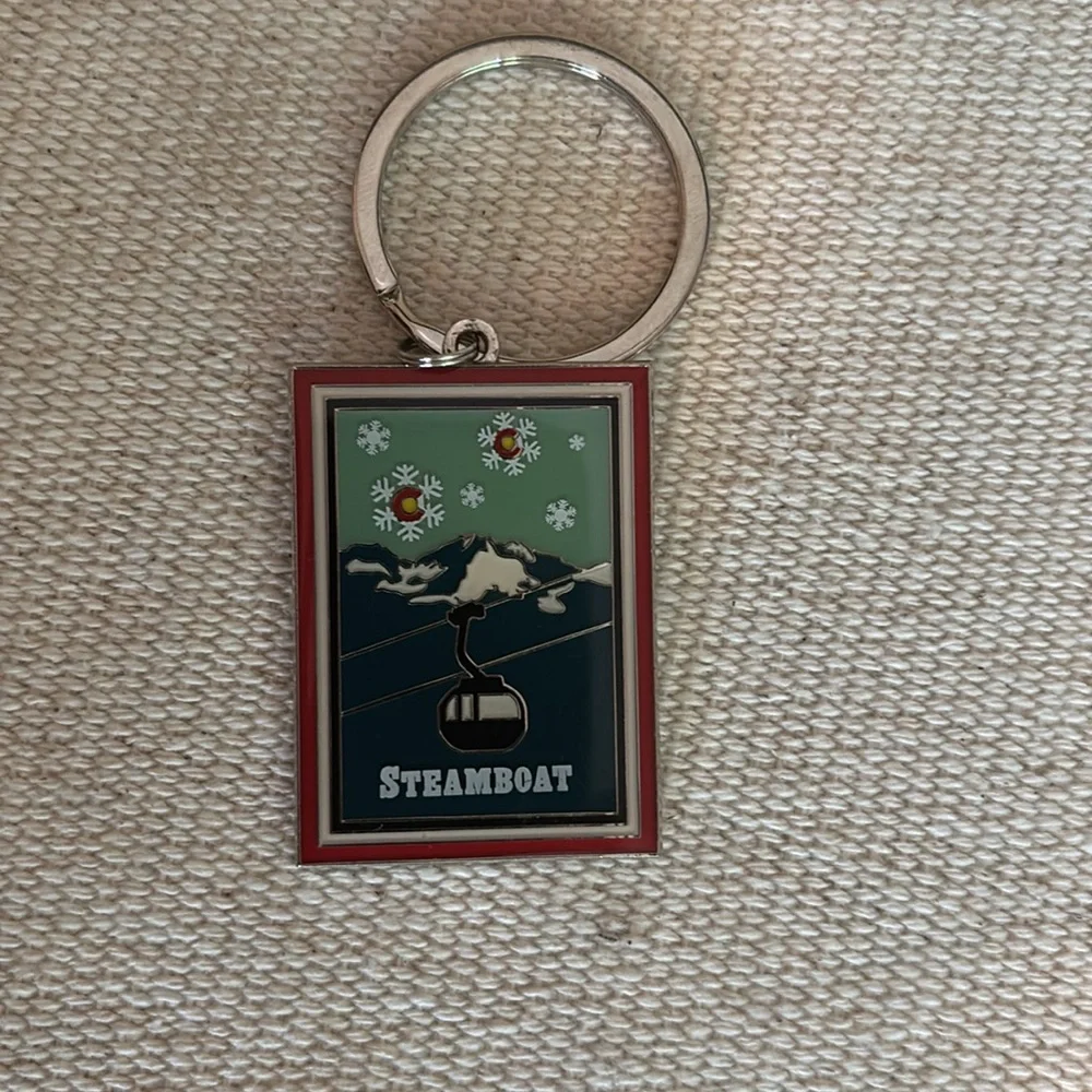 Colorado Steamboat Ski Resort Keychain souvenir